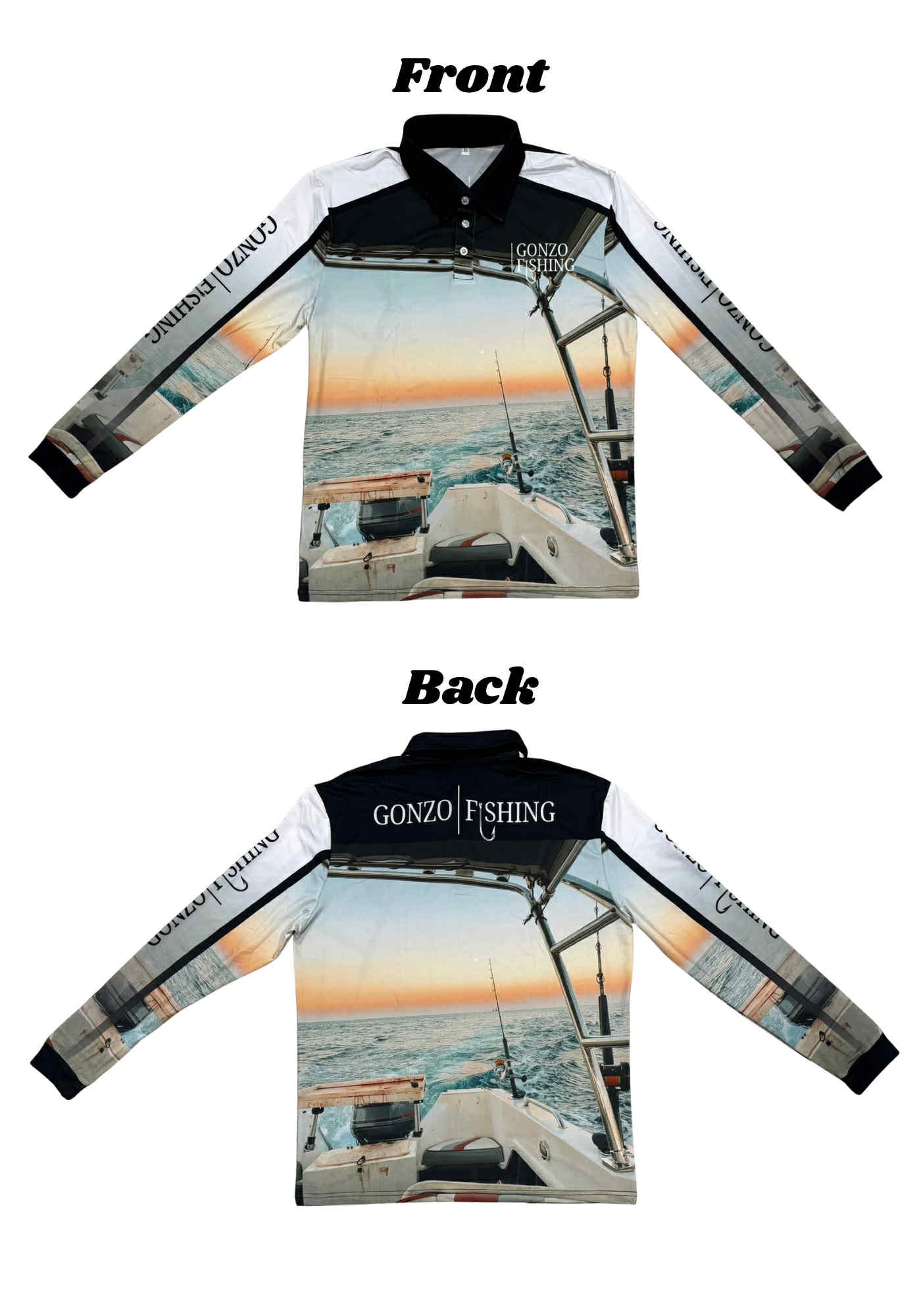 Unisex Fishing Shirt - Sunset