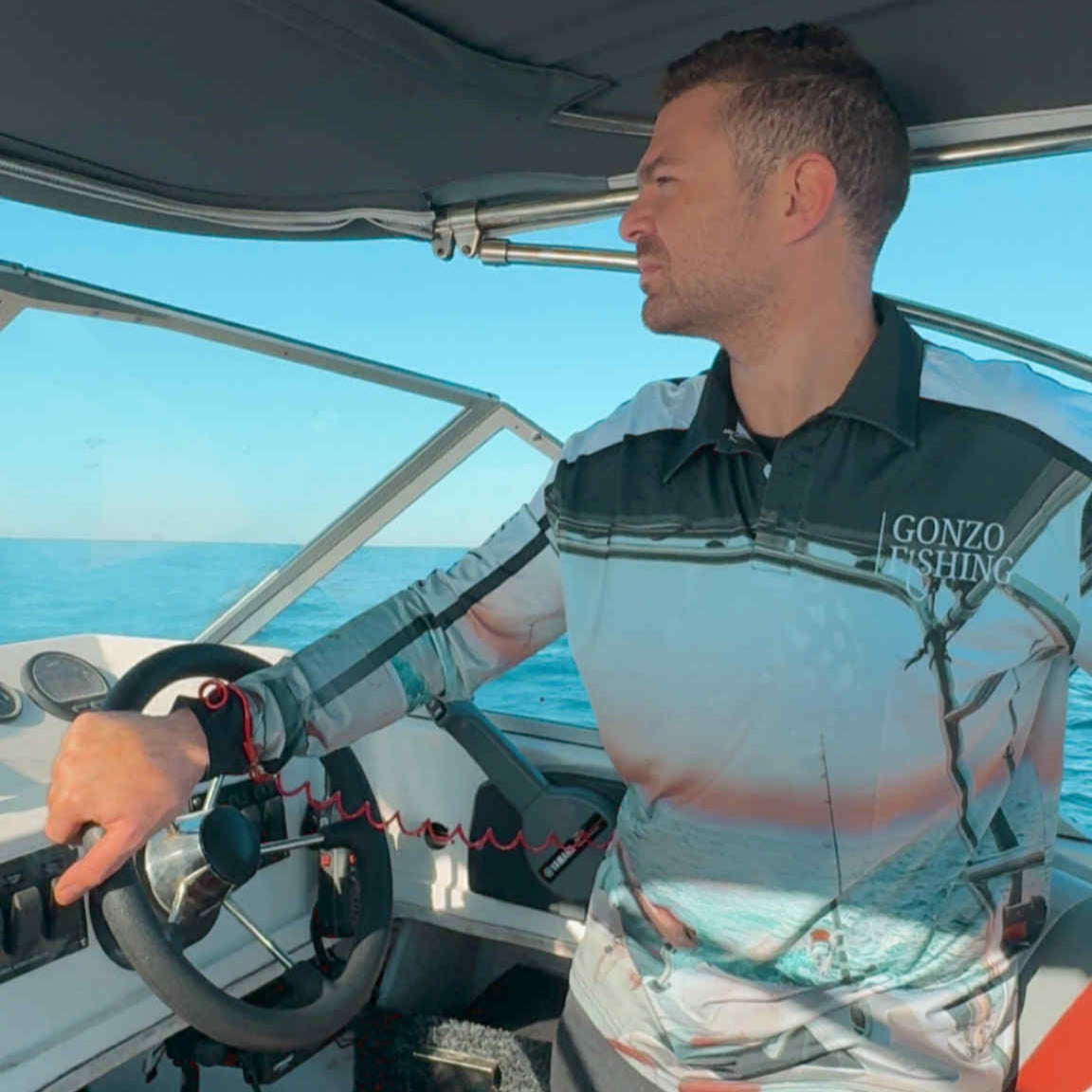 Unisex Fishing Shirt - Sunset